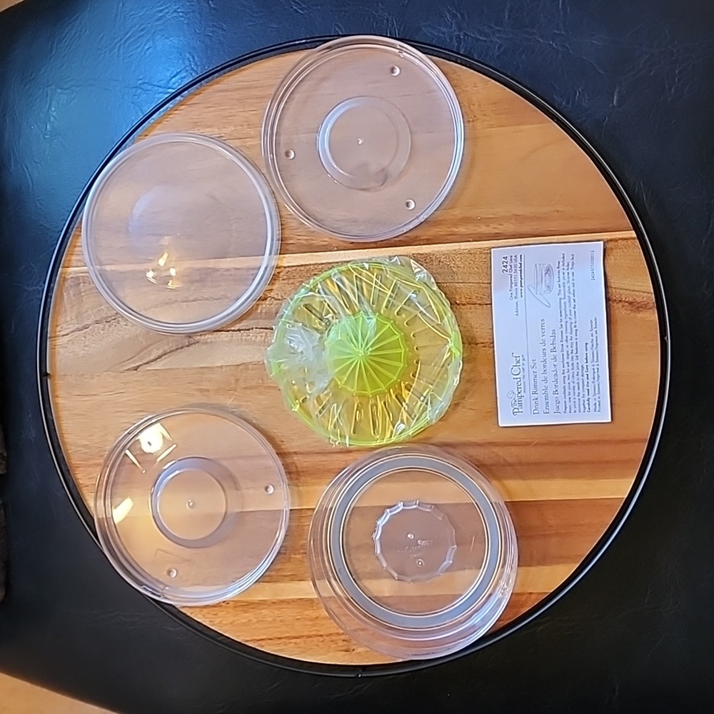 Pampered Chef Drink Rimmer Set